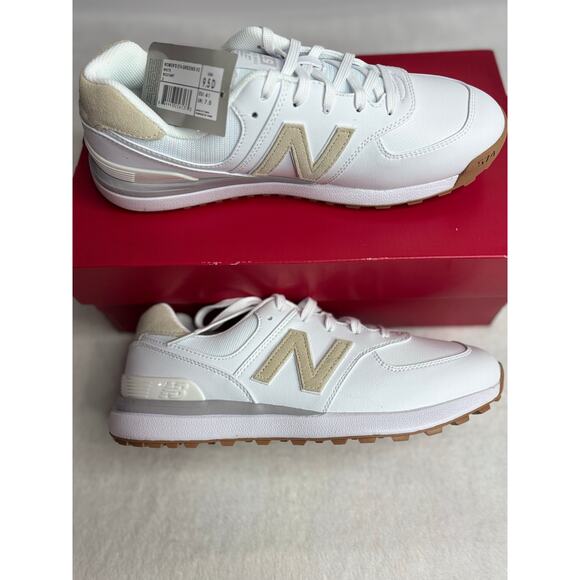 New Balance Women’s spikeless golf White 574 Greens V2 (US Size 9.5) NIB - Picture 3 of 6